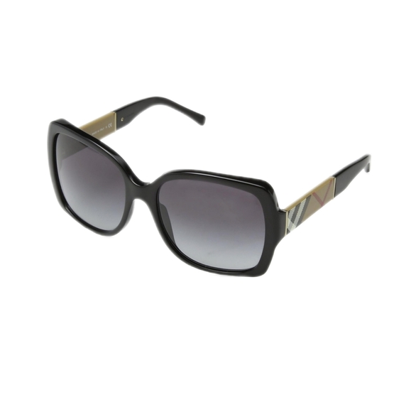 Burberry Black Square Womens Sunglasses